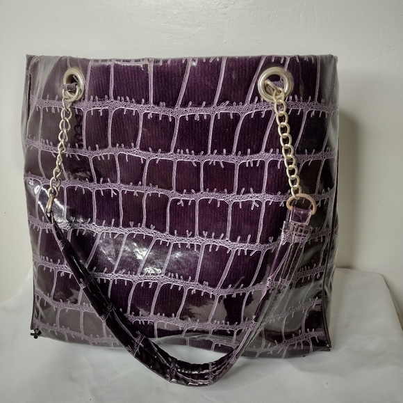 Large purple tote bag - Picture 3 of 8